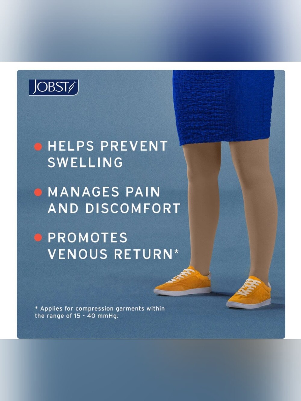 NEW Jobst Relief Waist-High Pantyhose Open Toe 20-30mmHg - Picture 8 of 11